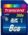 Kartë memorie SDHC Transcend 300x, 8 GB, Class 10 UHS-I/U1