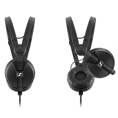 Kufje Sennheiser HD 25 Plus, on ear, me kabllo 3.5mm, të zeza