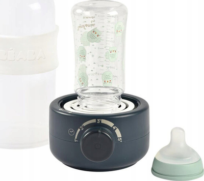 Ngrohës biberoni Beaba Baby Milk Second, funksion sterilizimi, Night Blue