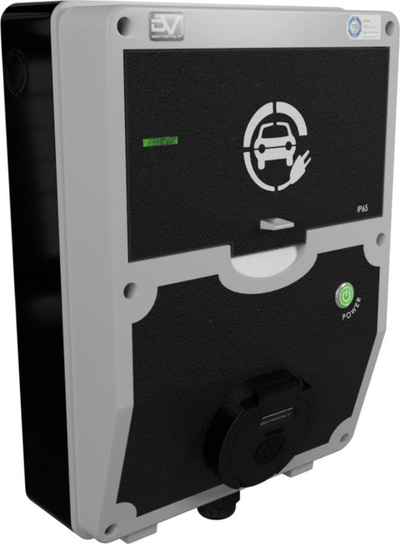 Karikues muri për vetura elektrike DOKTORVOLT Wallbox Basic, 22 kW, prizë Type 2, i bardhë