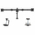 Рака за маса за монитори StarTech.com Triple Monitor Arm, 13"-27", VESA, црна