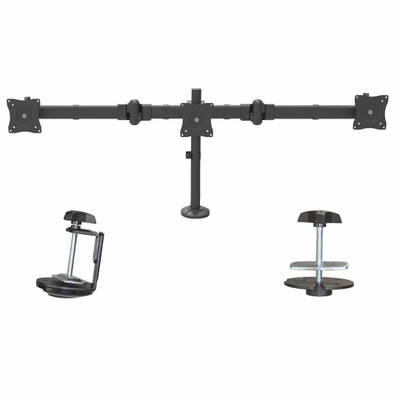 Рака за маса за монитори StarTech.com Triple Monitor Arm, 13"-27", VESA, црна