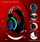 Set gaming Extralink TF400 4 në 1, tastierë LED, maus dhe kufje RGB, i zi