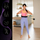 Hula hoop inteligjent One Fitness OHA01, rreth i rregullueshëm, me top graviteti, i zi