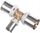 Tee reduktuese presimi QIK, bronz, 26x16x16