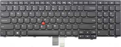 Tastierë Lenovo Lin2 për laptop, layout frëng, e zezë