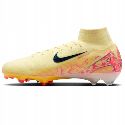 Këpucë futbolli Nike Zoom Mercurial Superfly 10 Elite KM FG, për meshkuj, bar natyral, portokalli