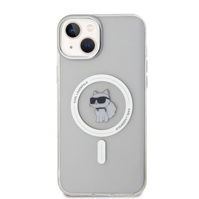 Kover telefoni Karl Lagerfeld IML Choupette MagSafe për iPhone 15 Plus, transparente