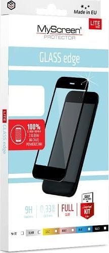 Xham mbrojtës MyScreen L!TE GLASS Edge për iPhone Xs Max 11 Pro Max, mbulim i plotë ekrani, me kornizë blu