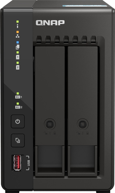 NAS server QNAP TS-253E-8G, Intel Celeron, 8GB RAM, gri