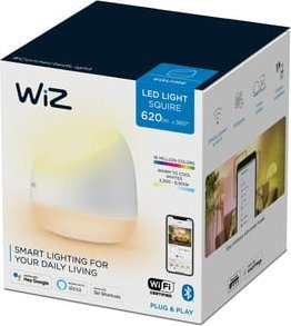 Lampë tavoline WiZ Squire, LED, RGB, e bardhë