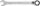 Çelës kombinues me racë Neo Ring Spanners, 21 mm, çelik krom vanadium, ngjyrë argjendi