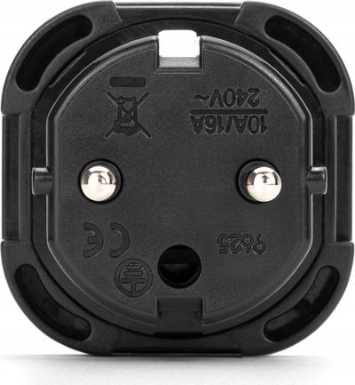 Adapter udhëtimi MONTIS MT122-C, prizë polake në prizë UK, i zi
