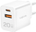 Karikues muri LogiLink GaN, 20W, 2 porta USB A dhe USB C, i bardhë