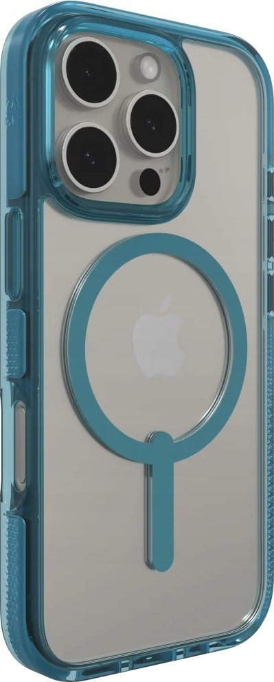 Mbështjellës ZAGG Santa Cruz Snap për iPhone 16 Pro, MagSafe, River Blue