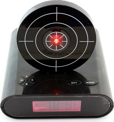Orë zgjimi Sniper AG642, me pistole infrakuqe, me bateri, e zezë