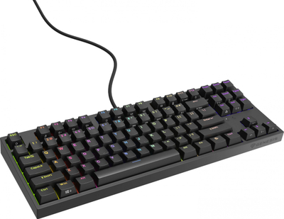 Tastierë mekanike gaming Genesis THOR 404 TKL, Gateron Yellow Pro, RGB, e zezë
