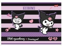 Bllok vizatimi Kuromi, A4, 20 fletë, 80g, paketë 10 copë