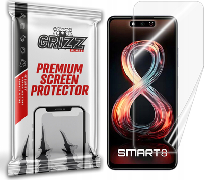 Mbrojtëse ekrani qeramike Grizz për Infinix Smart 8 Pro, transparente