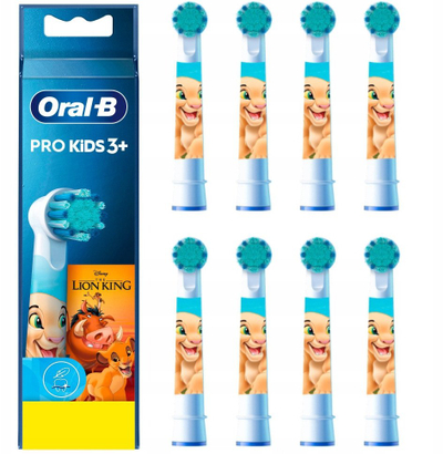 Koka zëvendësuese furçe dhëmbësh Oral-B Pro Kids 3+, Disney Lion King, për fëmijë 3+, shumëngjyrëshe