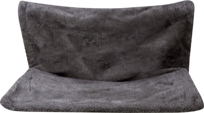Shtrat radiatorik për mace Love Story, 45 x 30 cm, pelush, gri