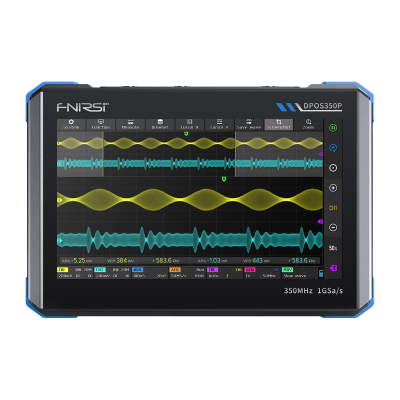 Osciloskop Fnirsi DPOS350P, 350MHz, ekran 7", i zi