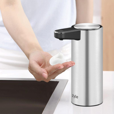 Диспенсер за сапун со сензор Zyle ZY6188MW, 250 ml, полначки, бел