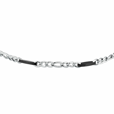 Byzylyk për meshkuj Trussardi T-Steel, i argjendtë