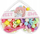 Сет монистра за ѓердан MEGA CREATIVE Heart 532276, многубоен
