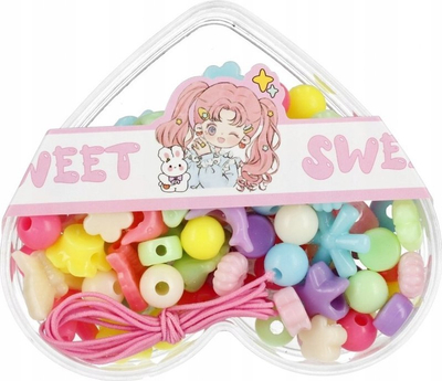 Сет монистра за ѓердан MEGA CREATIVE Heart 532276, многубоен