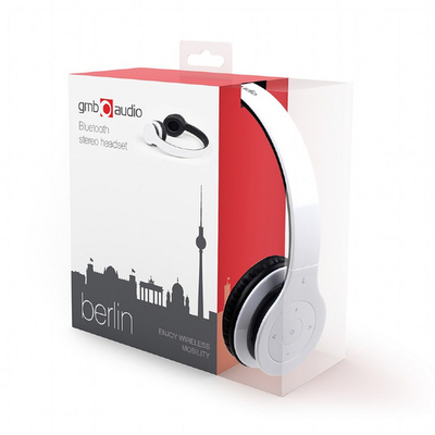 Kufje Gembird BHP-BER-W, Wireless, të bardha