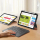 Mbrojtëse me tastierë ESR Flex për iPad Air (4/5th gen), iPad Air 11" (M2/3), e hirtë e errët
