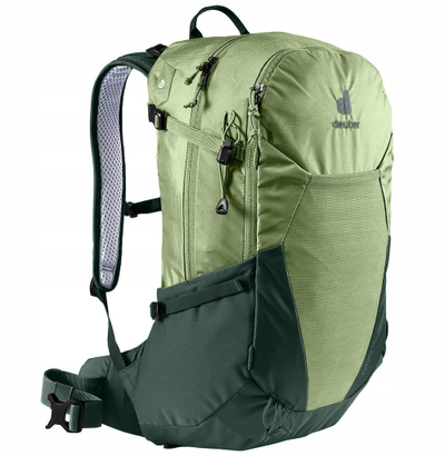 Çantë shpine turistike Deuter Futura 23, 23L, sistem ventilimi Aircomfort, jeshile grove ivy