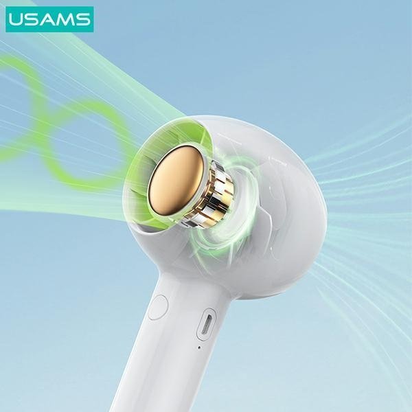 Ventilator dore USAMS US-ZB251 Candy Series, 1200mAh, me karabinë, rozë 3