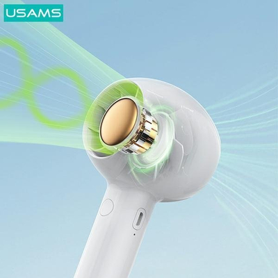 Ventilator dore USAMS US-ZB251 Candy Series, 1200mAh, me karabinë, rozë
