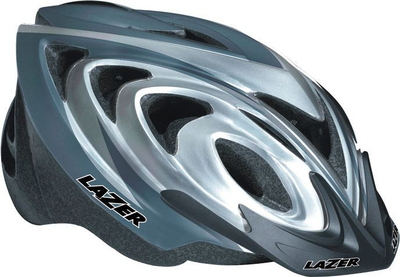 Helmetë për biçikletë LAZER Mtb X3M (LZR-X3M-L-GRSIL), L, e argjendtë / e hirtë