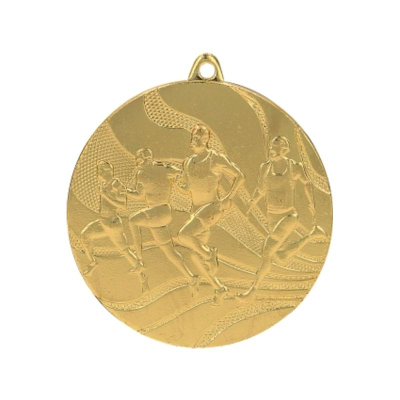 Medalje sporti Victoria Sport, çelik, 50mm, ngjyrë ari