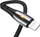 Kabllo USB Usams US-SJ598, USB A me Lightning, 1.2m, e zezë