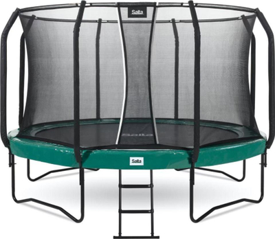 Trampolinë kopshti Salta First Class, 251 cm, me rrjetë sigurie, e gjelbër