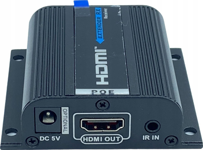 Ndarës HDMI PremiumCord 1 me 8, extender me kabllo rrjeti CAT6/6a/7, FULL HD 1080p, i zi