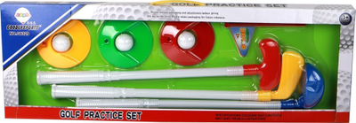 Set mini golf Leantoys, 12 copë, për kalamaj, shumëngjyrësh