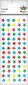 Ngjitësa dekorative Titanum Stars, 70 copa, 10x10 mm, shumëngjyrëshe