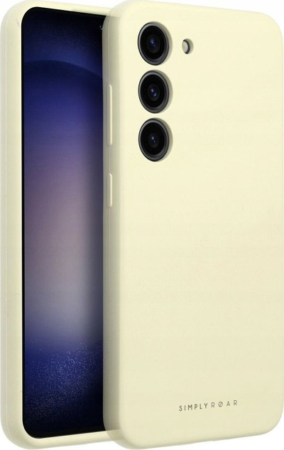 Këllëf telefoni Roar Cloud-Skin për Samsung Galaxy A05s, silikon i hollë, e verdhë e çelët