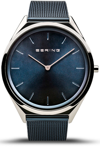 Orë Bering Ultra Slim 17039-307, kaltër e errët