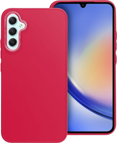 Mbulesë telefoni FRAME për Samsung Galaxy A34 5G, TPU, kundra goditjeve, magenta