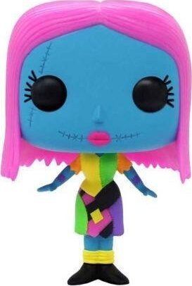 Figurinë Funko POP Disney Sally Nightmare Before Christmas Blacklight, 9.5cm, multicolor