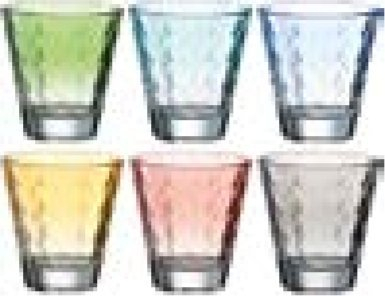 Set gotash uji Leonardo Optic, 140 ml, 6 copë, ngjyra pastel përziera