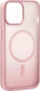 Këllëf Puro për iPhone 15 Gradient MagSafe, transparente rozë