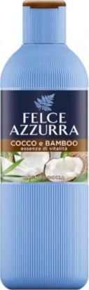 Xhel dushi Felce Azzurra me kokos &amp; bambu, për lëkurë të hidratuar, 650ml