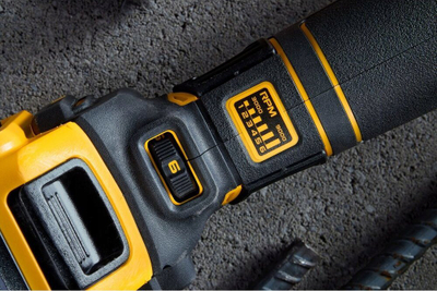 Gërryerës këndor DeWalt DCG409VS XR, 18V pa kabllo, 125mm, me valixhe